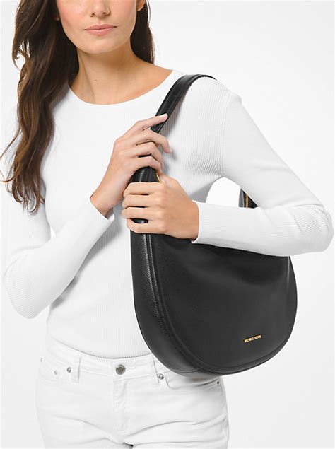 michael kors lydia bag|Lydia Large Pebbled Leather Shoulder Bag .